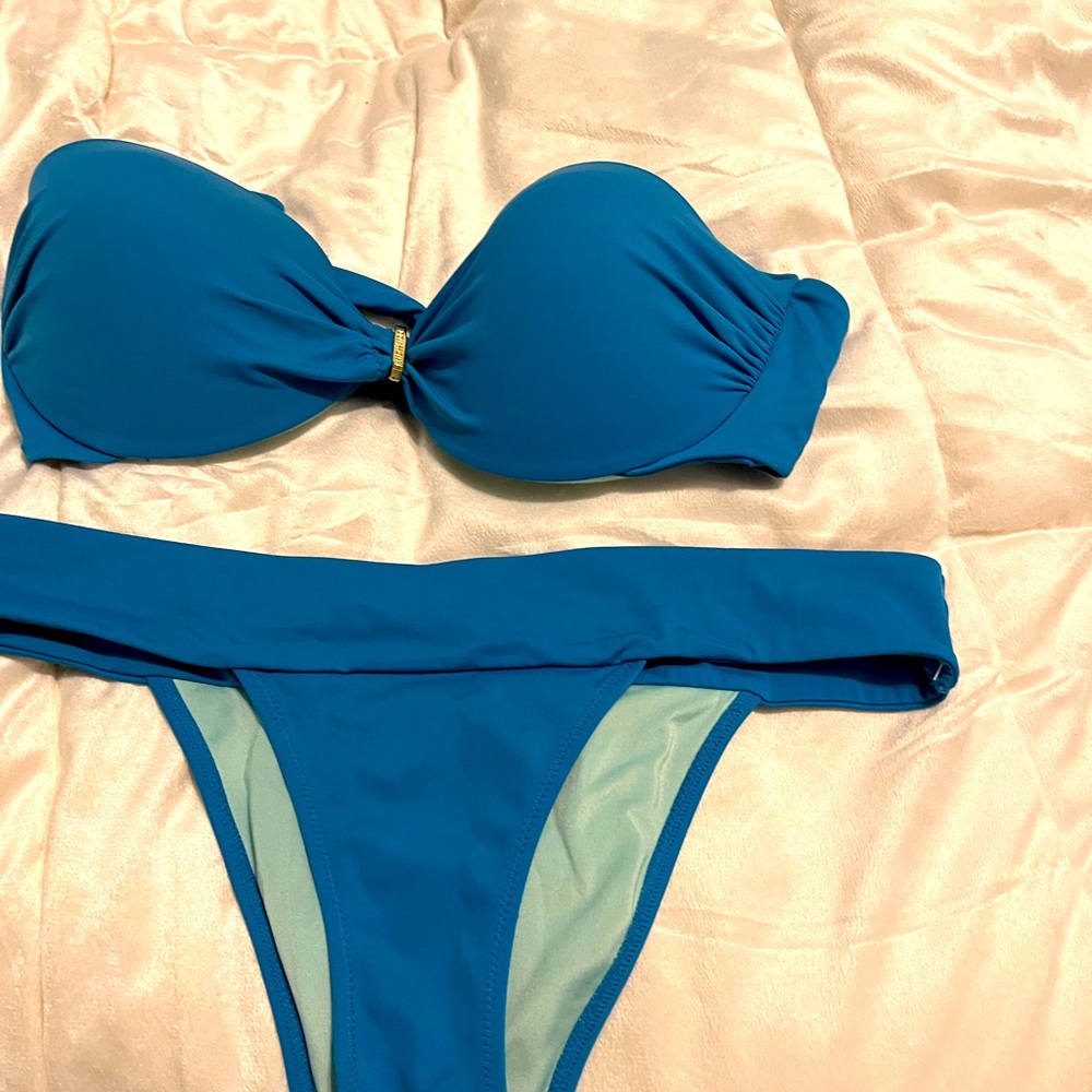 Victoria secret turquoise bikini set